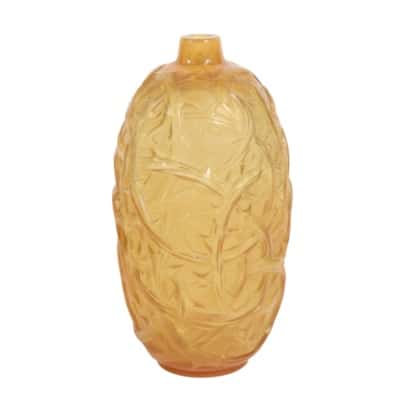 1921 - René Lalique , Vase" Ronces" Butterscotch"