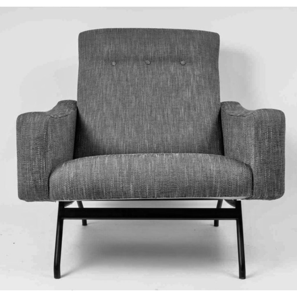 1960 Gilbert Steiner, paire de fauteuils, Steiner Edition, France, | Biron 