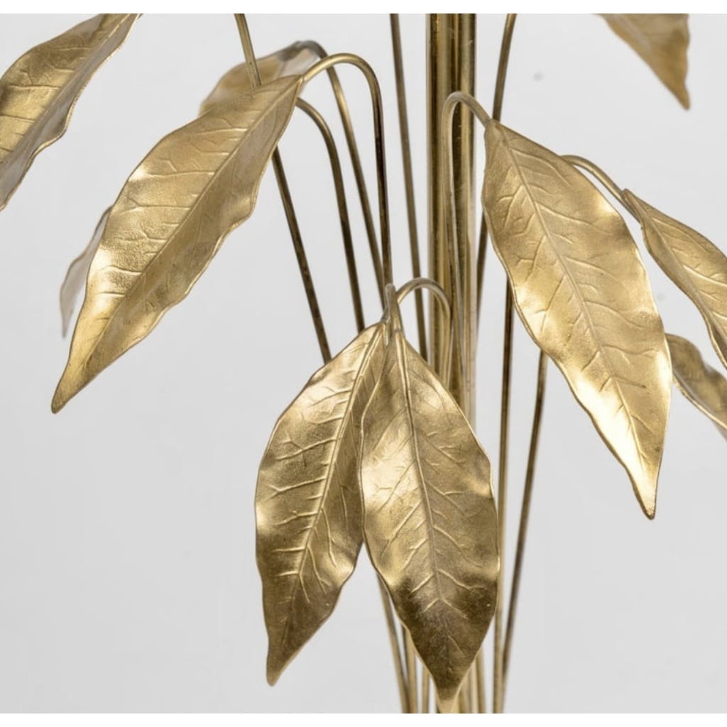 1960 Paire de Lampes Feuillage de la Maison Charles bronze et laiton doré | Biron 