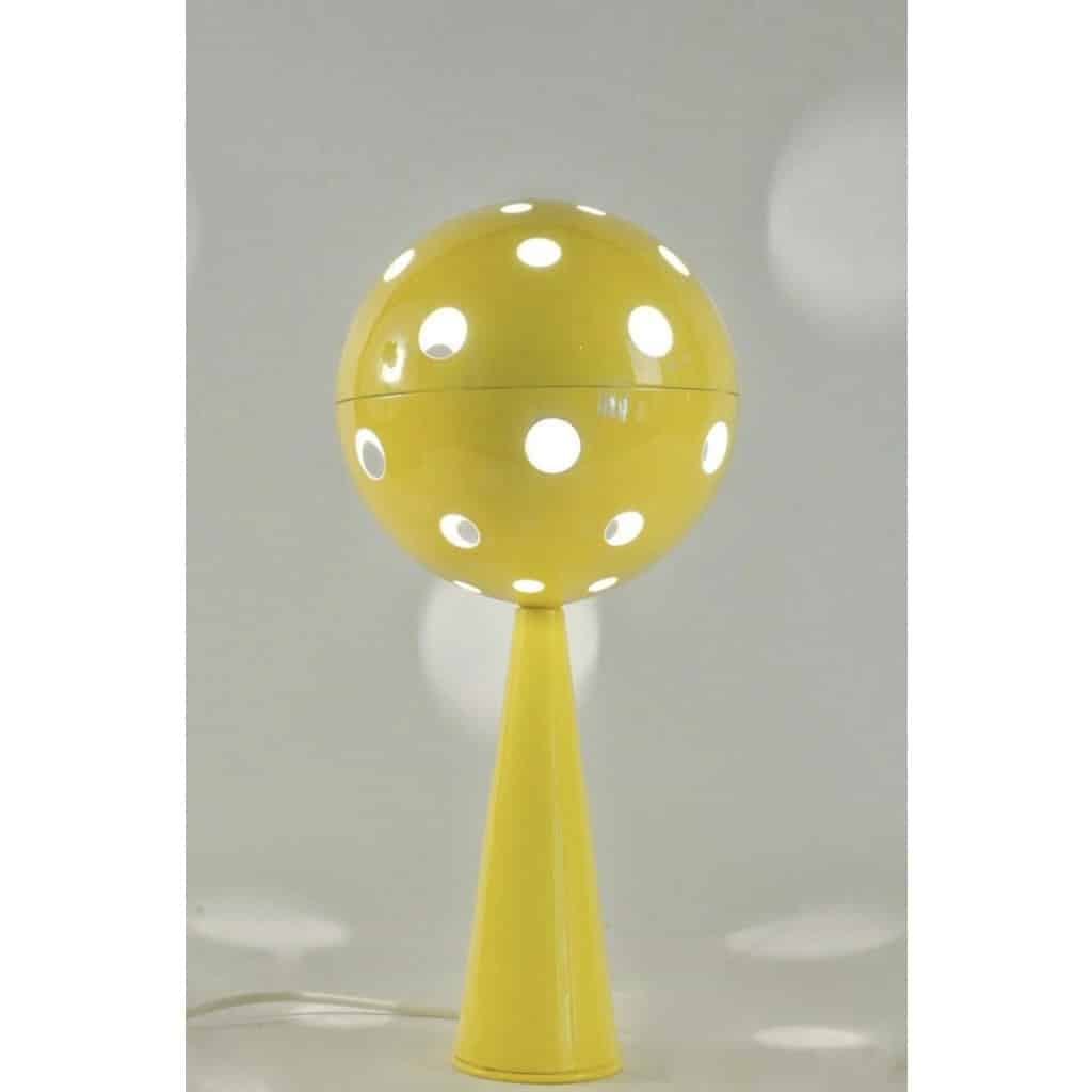 1969 Lampe de table Sabine Charoy « Planétaire » | Biron 