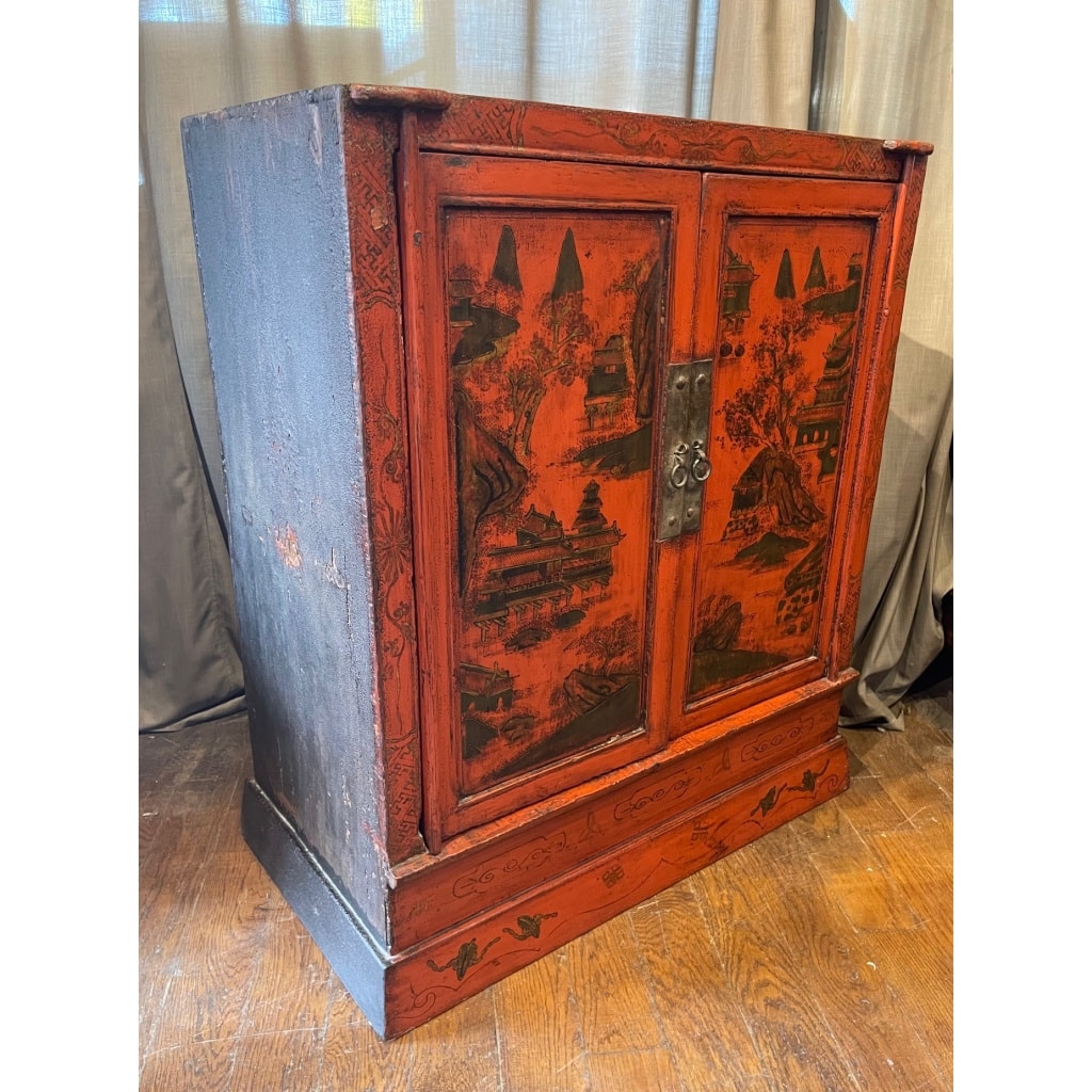 Buffet ancien chinois 2 portes | Biron 