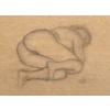 MAILLOL Aristide Nu allongé Fusain sur papier signé certificat d’authenticité | Biron 