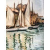 OTHON FRIESZ Emile Les voiles au port de Toulon en 1929 Huile toile signée datée Certificat | Biron 