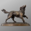 Sculpture – Chien Épagneul À L’ Affût , Ferdinand Pautrot (1832 – 1874) – Bronze 13