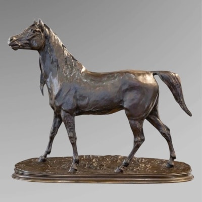 Sculpture - La Jument Normande , Pierre - Jules Mêne (1810-1879) - Bronze