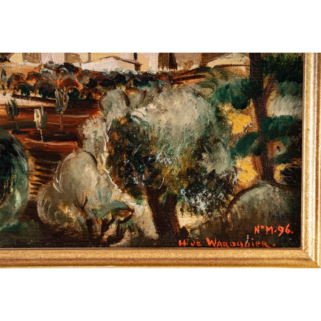 Paire de paysages d’Italie. Henry De WAROQUIER 1881-1970 10