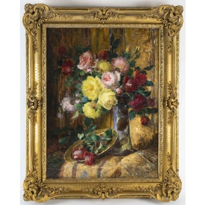 Gabrielle Millioud Melay (1875-1931) Les roses