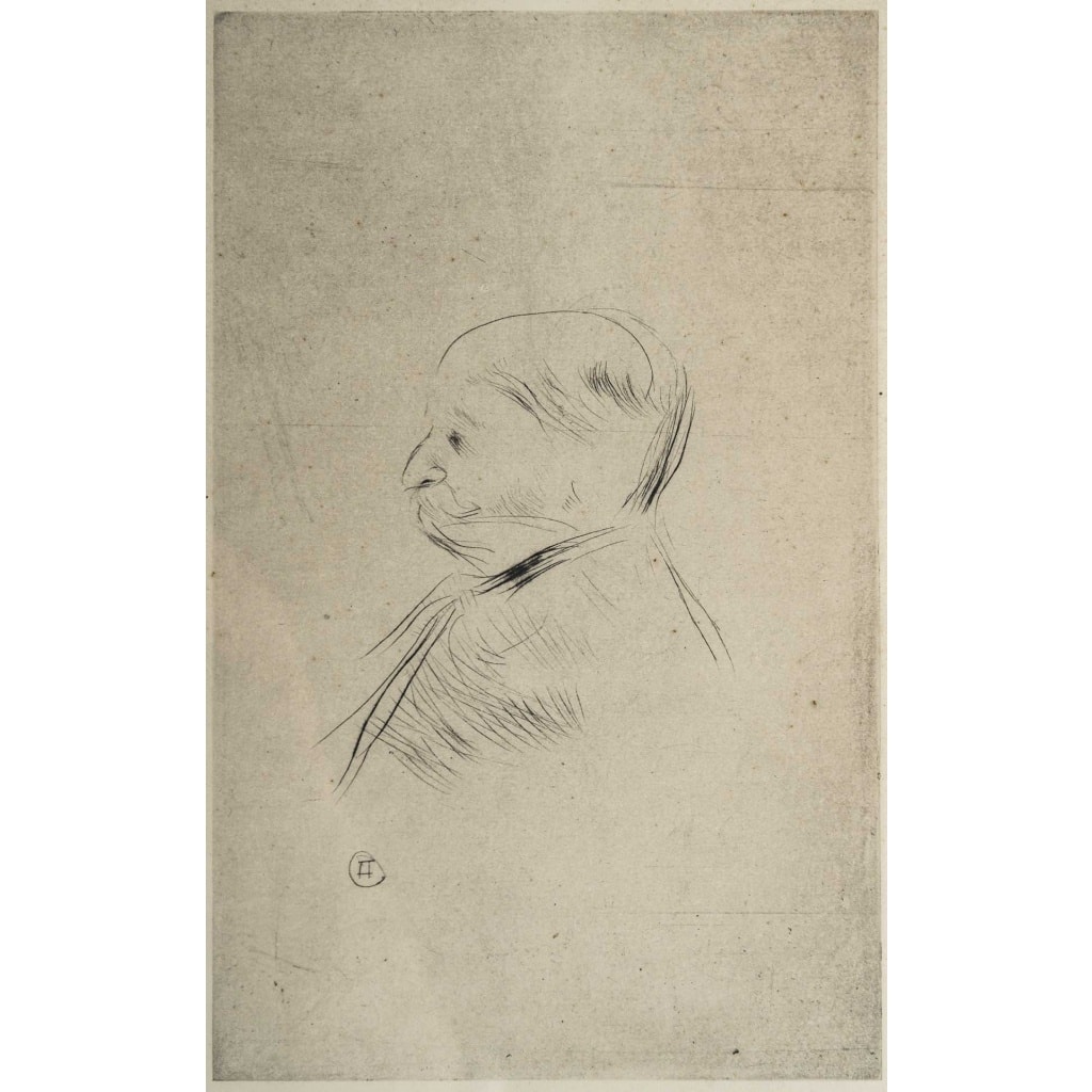Henri de TOULOUSE LAUTREC (1864-1901) 3 gravures à la pointe sèche | Biron 
