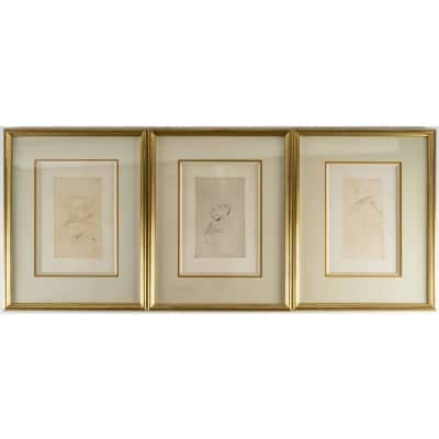 Henri de TOULOUSE LAUTREC (1864-1901) 3 gravures à la pointe sèche
