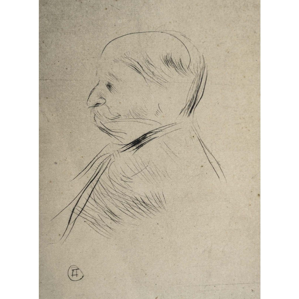 Henri de TOULOUSE LAUTREC (1864-1901) 3 gravures à la pointe sèche | Biron 