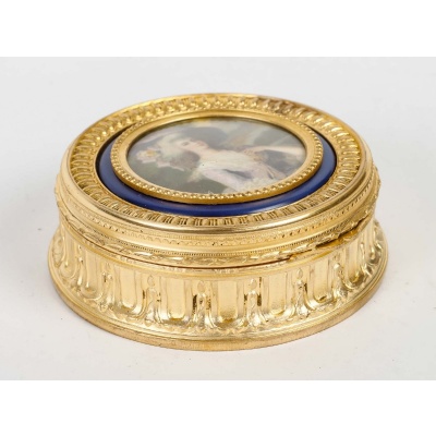 Un Coffret à Bijoux En Bronze Doré Fin XIXème Siècle