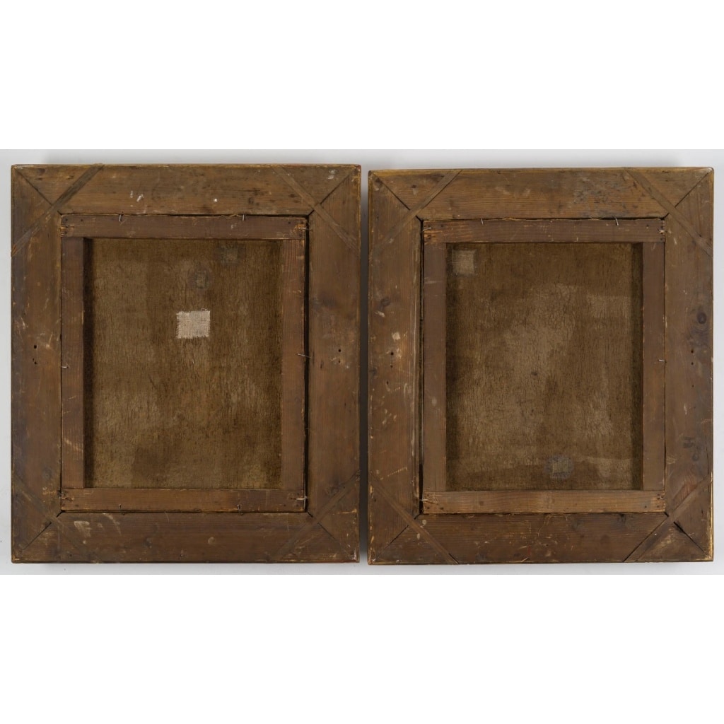 Paire de tableaux fleurs Surian 11