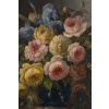 Paire de tableaux fleurs Surian 20