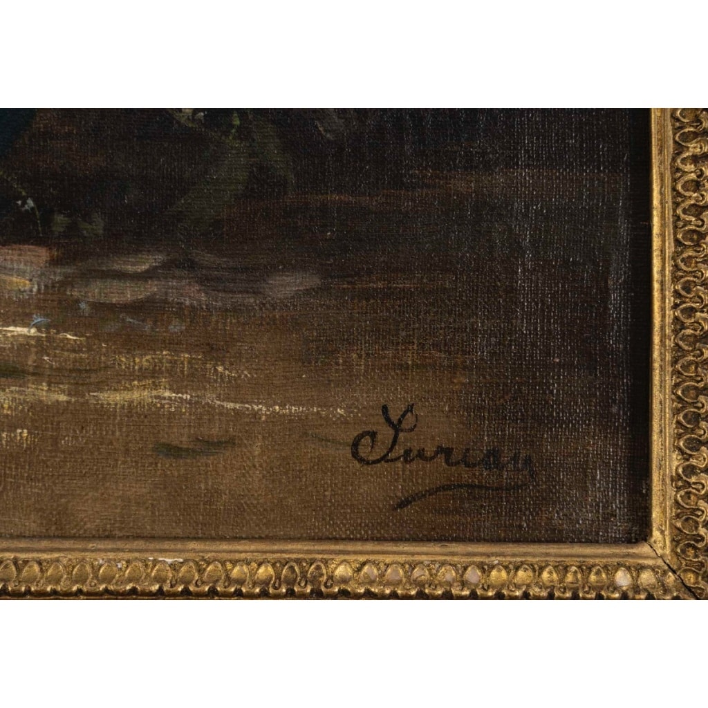 Paire de tableaux fleurs Surian 3