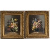 Paire de tableaux fleurs Surian 12