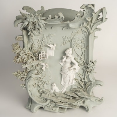 Une belle coupe jardinière, cache-pot, fin XIXème siècle