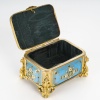 Un Coffret à Bijoux En bronze doré et émail, Fin XIXème Siècle 14