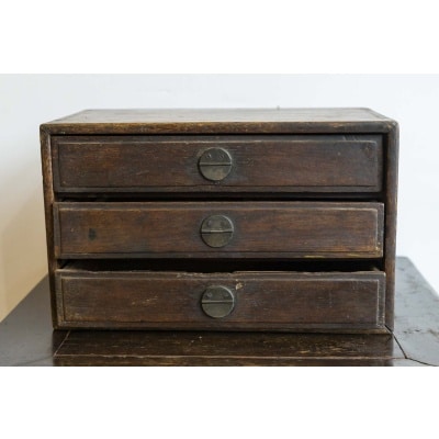Coffret ancien chinois 3 tiroirs