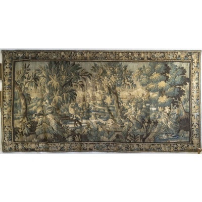 Une tapisserie Aubusson MANUFACTURE ROYALE, XVII ème siècle