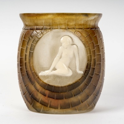 Vase "Jeunesse" pâte de verre de Gabriel ARGY ROUSSEAU