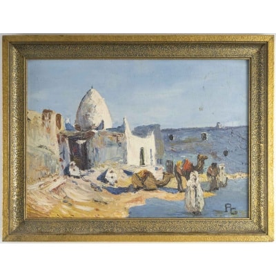 Un Tableau Orientaliste, Début XXème Siècle