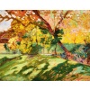 CHARRETON Victor Ecole Française 20è Siècle Paysage ensoleillé Huile sur panneau Signée 18