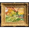 CHARRETON Victor Ecole Française 20è Siècle Paysage ensoleillé Huile sur panneau Signée 27