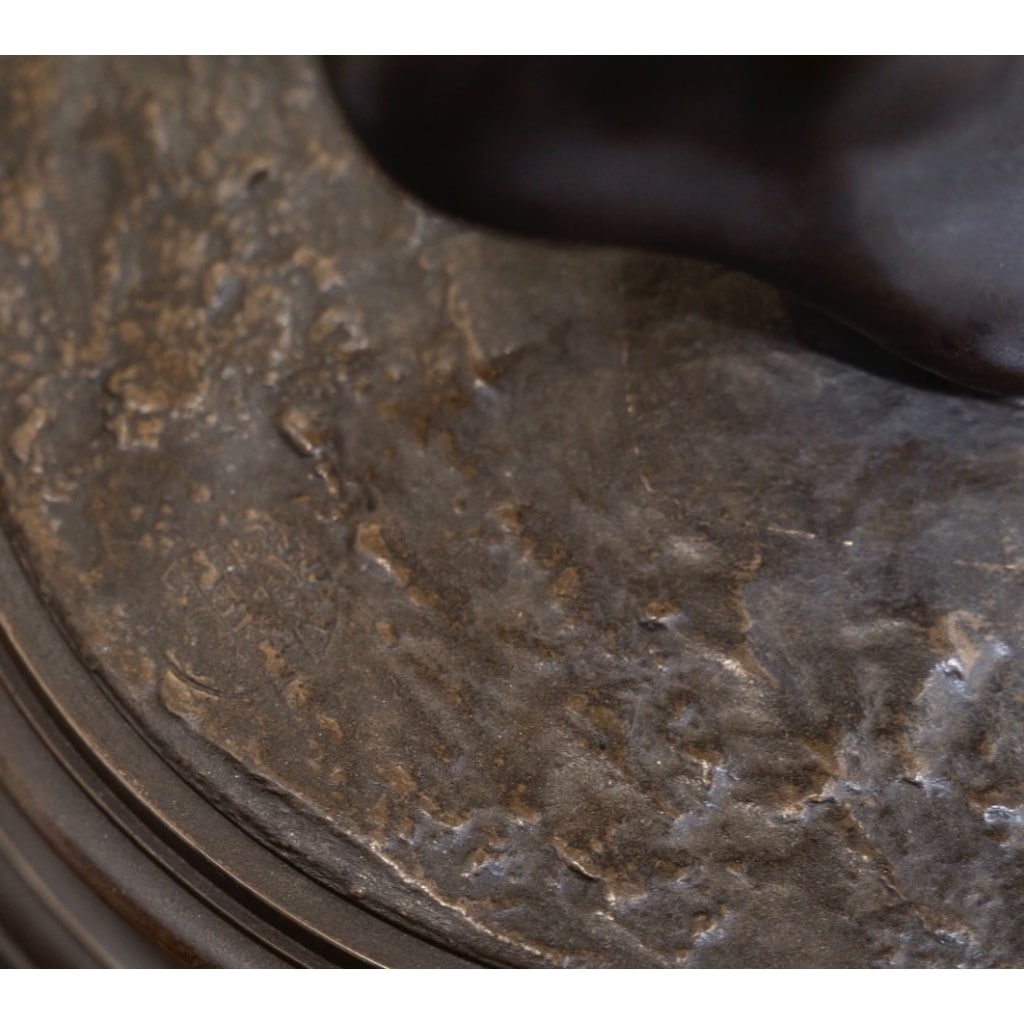 Sculpture – Une Trouvaille à Pompéi , Hippolyte Alexandre Moulin (1832-1884) – Bronze 12