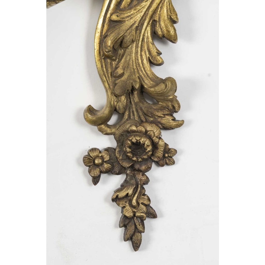 Paire d’appliques de style Régence, d’époque Napoléon III, XIXème siècle 5