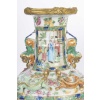 Paire de vases Canton pouvant former lampes , XIXème siècle. 21