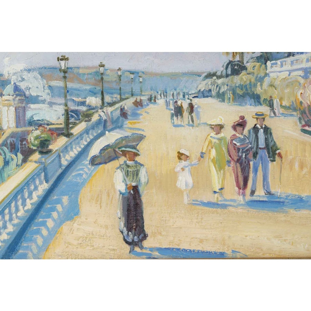 Martin LINDENAU 1948, Bord de mer à Monaco 4