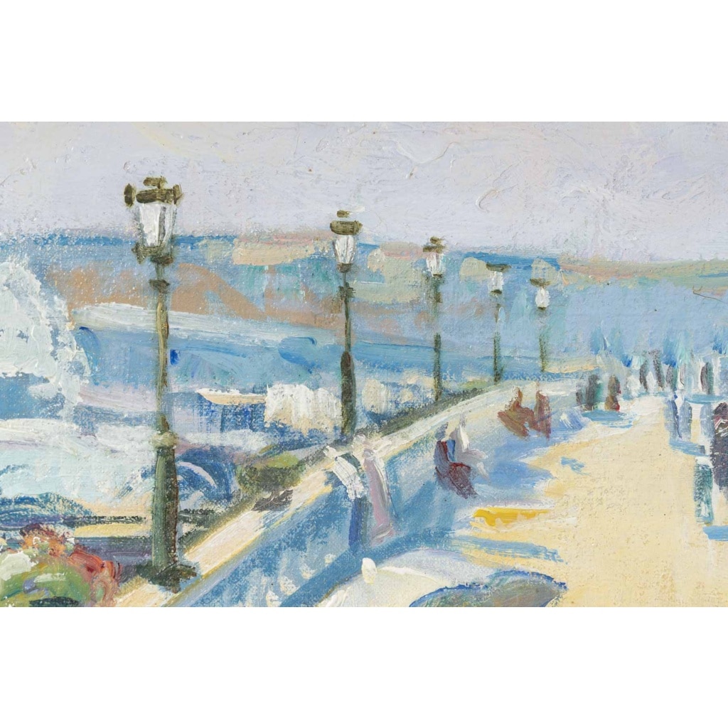 Martin LINDENAU 1948, Bord de mer à Monaco 5