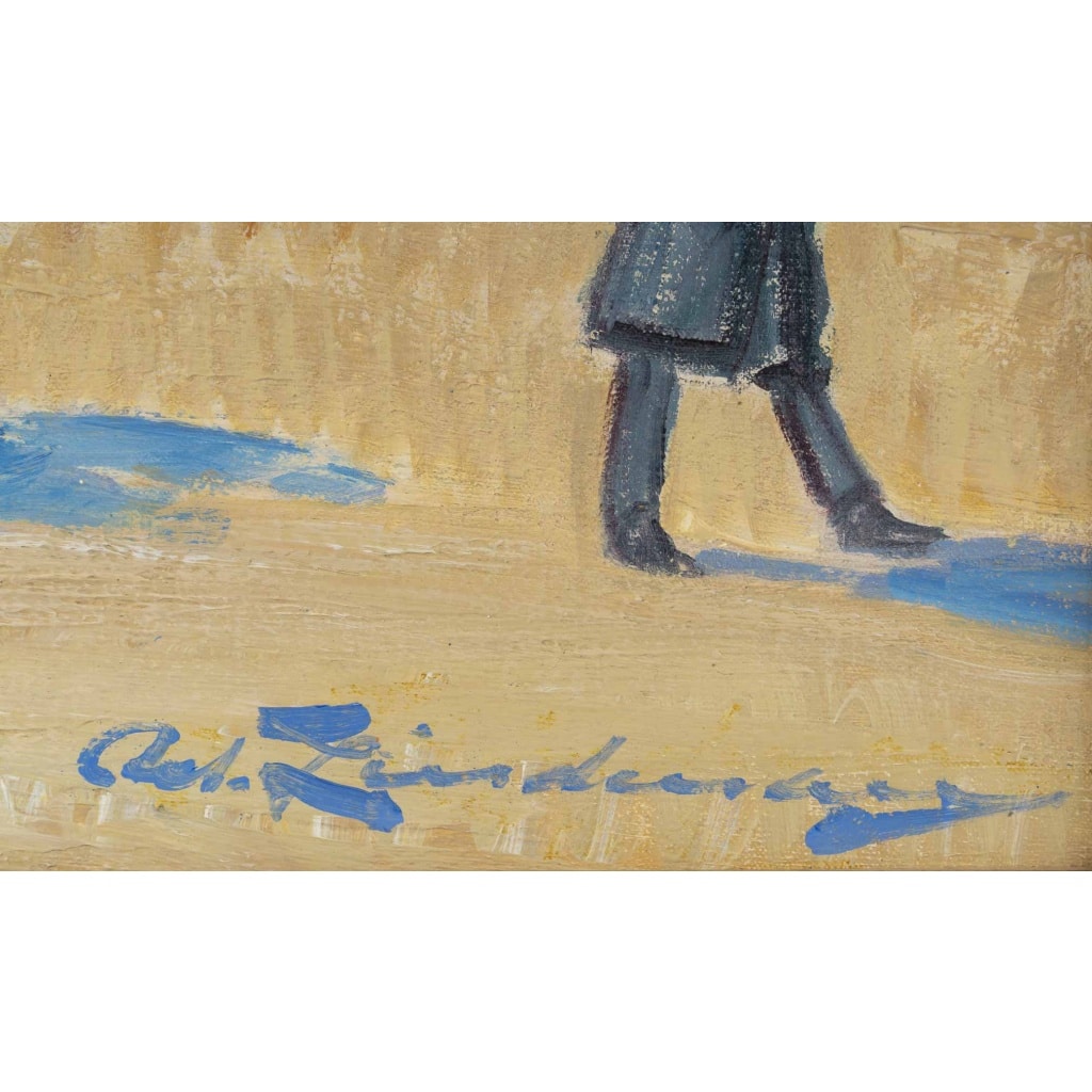 Martin LINDENAU 1948, Bord de mer à Monaco 8