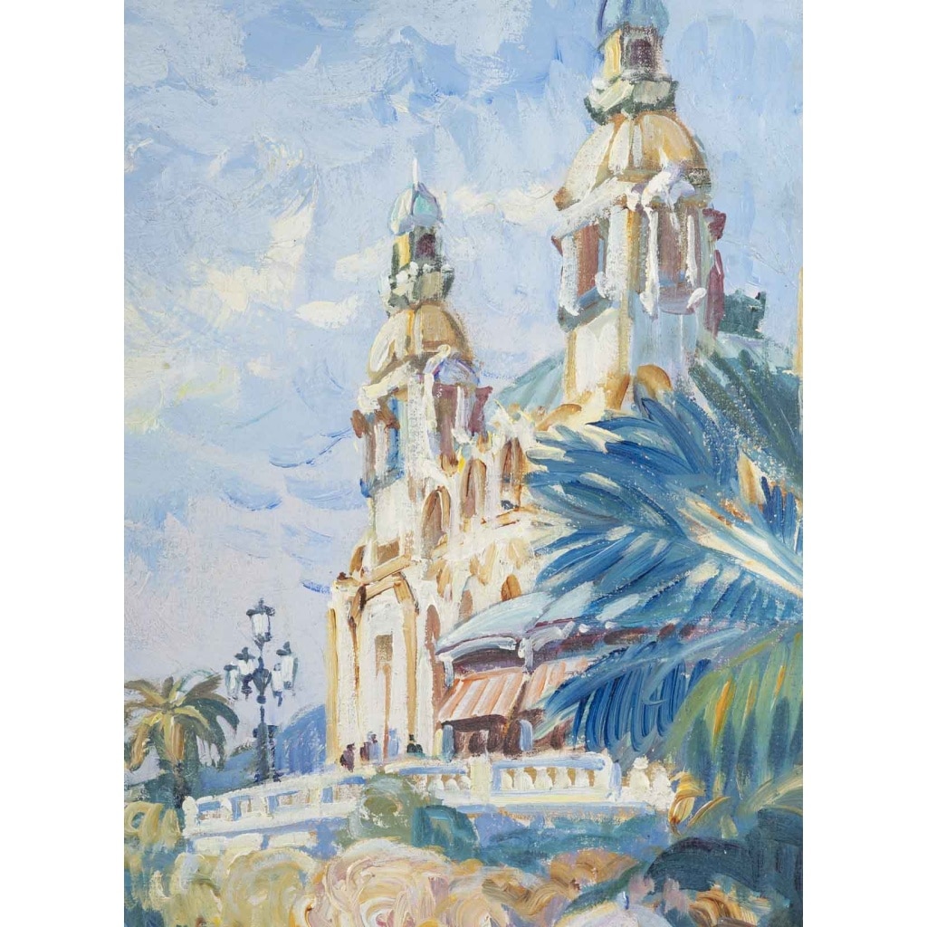Martin LINDENAU 1948, Bord de mer à Monaco 10