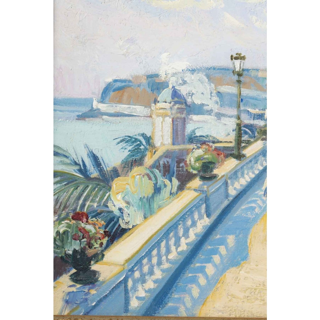 Martin LINDENAU 1948, Bord de mer à Monaco 11