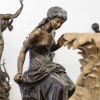 Sculpture – Le Retour Des Hirondelles , Auguste Moreau (1834-1917) – Bronze 17