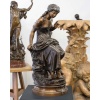 Sculpture – Le Retour Des Hirondelles , Auguste Moreau (1834-1917) – Bronze 13