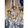 Paire de Lustes Néoclassique en bronze doré et cristal. Circa 1900 12