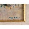 Serge Belloni (1925-2005) Venise Riva degli Schiavoni Huile sur Bois Vers 1970 11