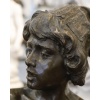 Sculpture – Le Chanteur Florentin , Alphonse Van Beurden (1854 -1938) – Bronze 15