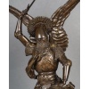 Sculpture – Saint-Michel Terrassant Le Dragon , Emmanuel Frémiet (1824-1910) – Bronze 17