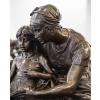 Sculpture – L’ Éducation Maternelle , Eugène Delaplanche (1836-1891) – Bronze 17