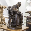 Sculpture – L’ Éducation Maternelle , Eugène Delaplanche (1836-1891) – Bronze 20