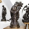 Sculpture – Le Sommeil , Luca Madrassi (1848-1919) – Bronze 16