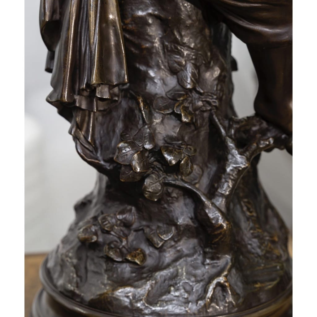 Sculpture – Le Sommeil , Luca Madrassi (1848-1919) – Bronze 8
