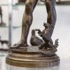 Sculpture – La Dresseuse De Chien , Vincent Désiré Faure De Broussé (1843-1908) – Bronze 15
