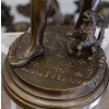 Sculpture – La Dresseuse De Chien , Vincent Désiré Faure De Broussé (1843-1908) – Bronze 20