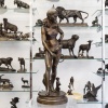 Sculpture – La Dresseuse De Chien , Vincent Désiré Faure De Broussé (1843-1908) – Bronze 13