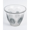 Vase « Dryades » verre blanc patiné bleu de René LALIQUE 9