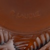 Vase « Ormeaux » verre ambre de René LALIQUE 11